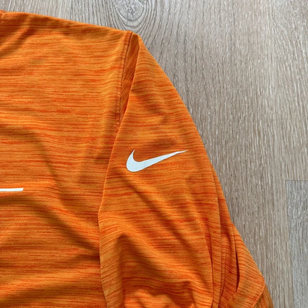 Nike‎ NFL On Field Miami Dolphins Long Sleeve Shirt Mens XXL Orange Dri-FIT Tee